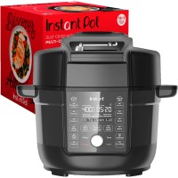 Instant Pot Duo Crisp Ultimate Lid - 13-in-1, 6.5 Quart Multi-Cooker (Air Fryer & Pressure Cooker Combo, Sauté, Slow Cook, Bake, Steam, Warm, Roast, Dehydrate, Sous Vide)