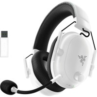 Razer BlackShark V2 Pro Wireless, Bluetooth, USB-C Gaming Headset for PS5/PC – White