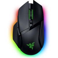 Razer Basilisk V3 Pro 35K Wireless Gaming Mouse w/ Customizable Controls - HyperScroll Tilt Wheel - Chroma RGB - Black