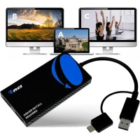 OREI SplitExtend HDMI Splitter Extended Display for Dual Monitors - HDMI 2.0 4K@30Hz