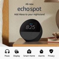 Amazon Echo Spot - Black (2024) 