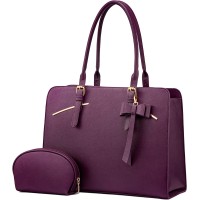 LOVEVOOK Tote Bag for Laptop 15.6" - Purple