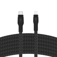 Belkin Boost Charge Pro Flex USB-C to Lightning Male Cable - 2M (6.6 FT) - Black