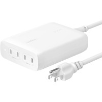 Belkin BoostCharge Pro 4-Port USB-C GaN Wall Charger, 200W Multi-Port Charger w/USB-C PD 3.1 Fast Charge + 5ft Power Cord