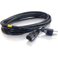 C2G 18 AWG Universal Power Cord (NEMA 5-15P to IEC C13, 15Ft)