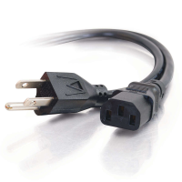 C2G 8ft (2.4m) 16 AWG Universal Power Cord (NEMA 5-15P to IEC320C13) (TAA Compliant)