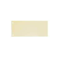 Elba Oxford Partition Strips for A4 Yellow 240x105mm