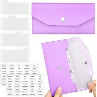 FRIENDA 11 Pieces Cash Wallet -Purple Wallet