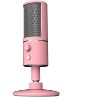 Razer Seiren X USB Streaming Microphone: Professional Grade - Built-in  Shock Mount - Supercardiod Pick-Up Pattern - Anodized Aluminum - Mercury  White