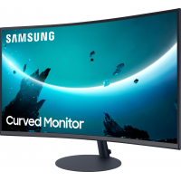 Samsung - T55 Series 27inch LED 1000R Curved FHD FreeSync Monitor (DisplayPort, HDMI, VGA)