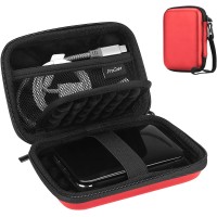 ProCase Portable External HDD/SDD 2.5 Inch Case - Red