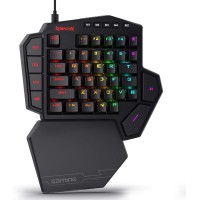 Redragon K585 DITI One-Handed RGB Mechanical Gaming Keyboard - Detachable Wrist Rest