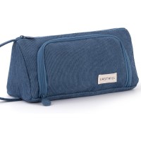 Easthill Big Capacity Pens/Pencil Case - Navy Blue 