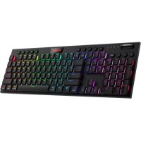 Redragon K618 Horus Mechanical RGB BT, Wireless & Wired Connection - Flat Keys Linear Red Switch 