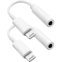 PAISE Apple Certified Lightning to 3.5mm Headphone/Earphone/Audio/AUX Adapter 