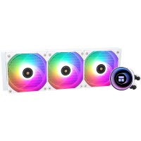 Thermalright Frozen Notte Water Cooling CPU Cooler – 3x120mm PMW Fans, S-FDB V2 Bearings – 360 White ARGB