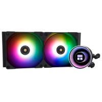 Thermalright Frozen Notte Water Cooling CPU Cooler - Double PMW Fans, S-FDB V2 Bearings - 240 Black ARGB