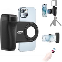 ULANZI MA35 2-in1 Magnetic & Phone Clip/Handle Holder with Detachable Remote Shutter & Cold Shoe Adapter