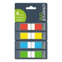 Universal® Page Flags, Assorted Colors, 35 Flags/Dispenser