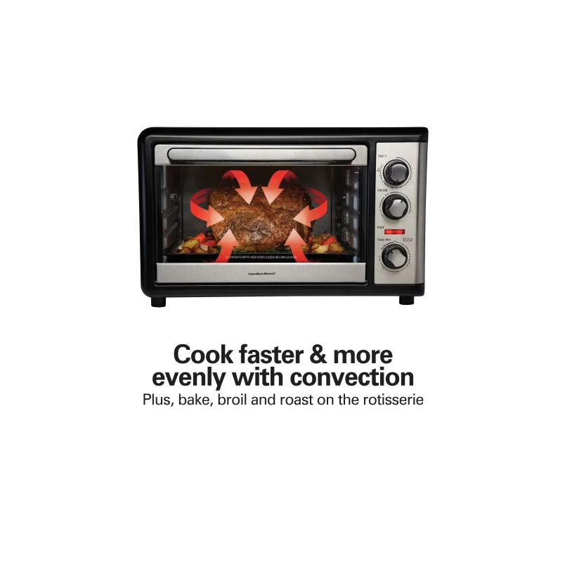 Hamilton Beach 2.5-Quart Countertop Oven with Convection and