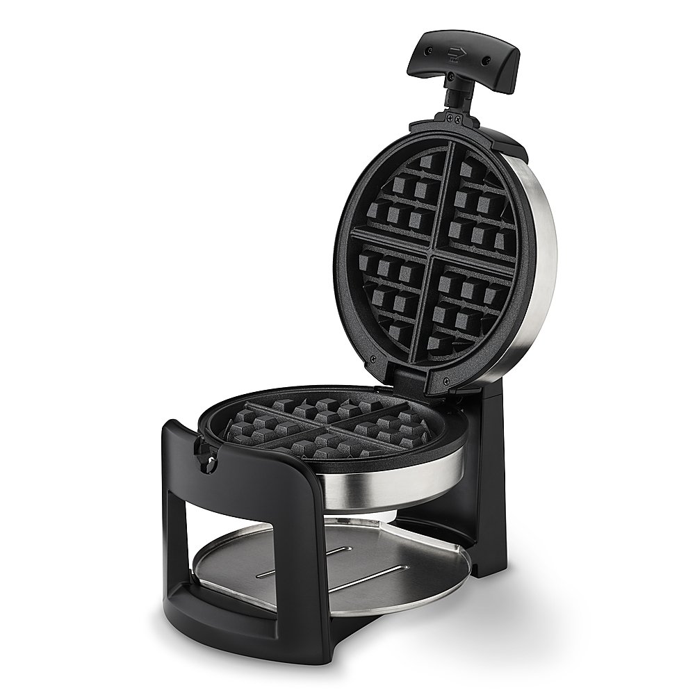 Black & Decker - Rotary Belgian Waffle Maker - Silver