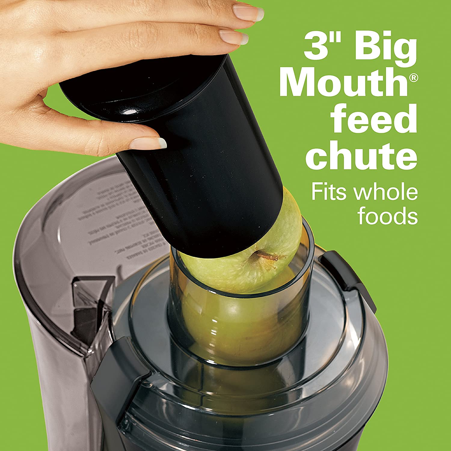 Hamilton Beach Premium Juicer Machine Big Mouth 3 inch Feed Chute