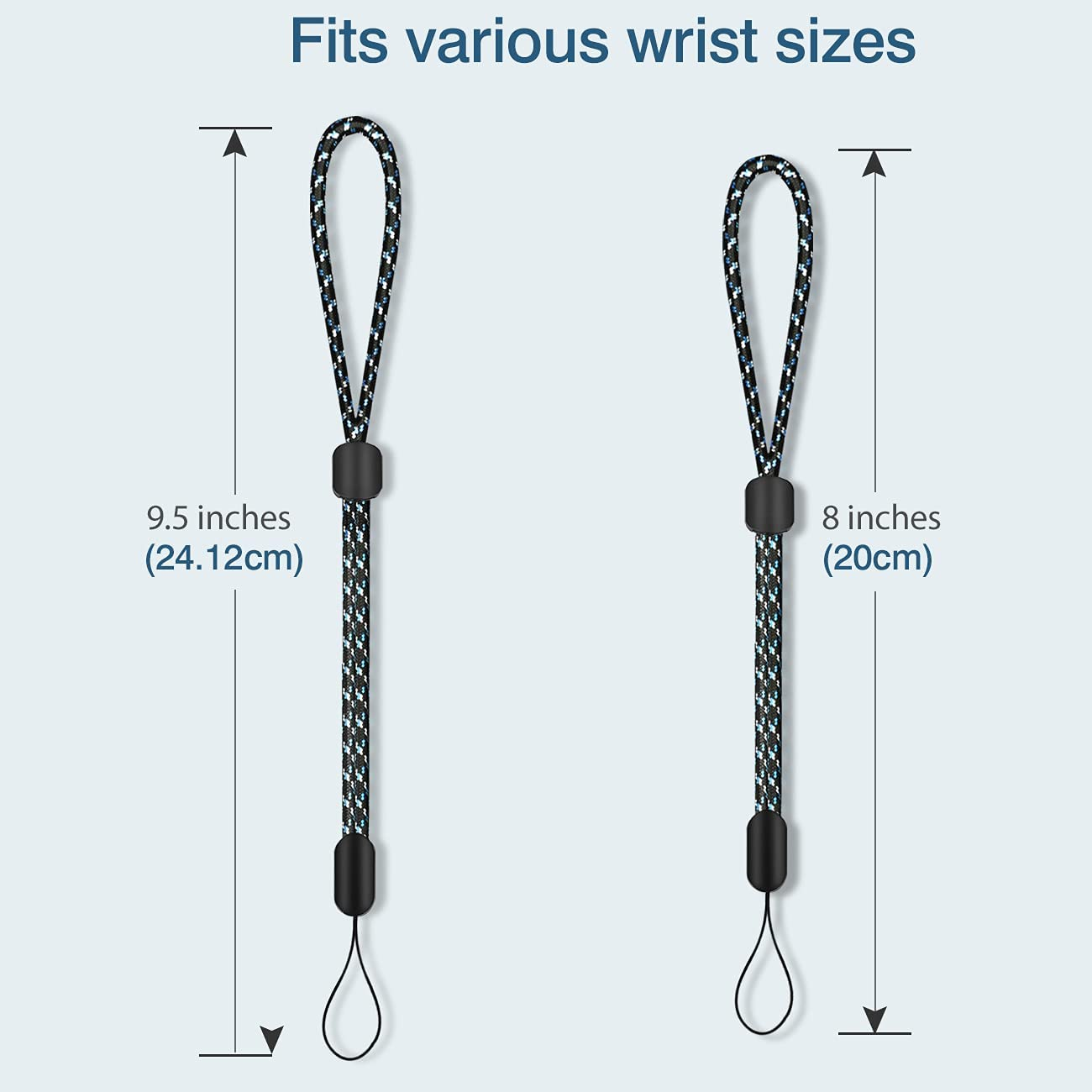 Hand Wrist Strap Lanyard, Hukado 9.5 inch Adjustable Nylon