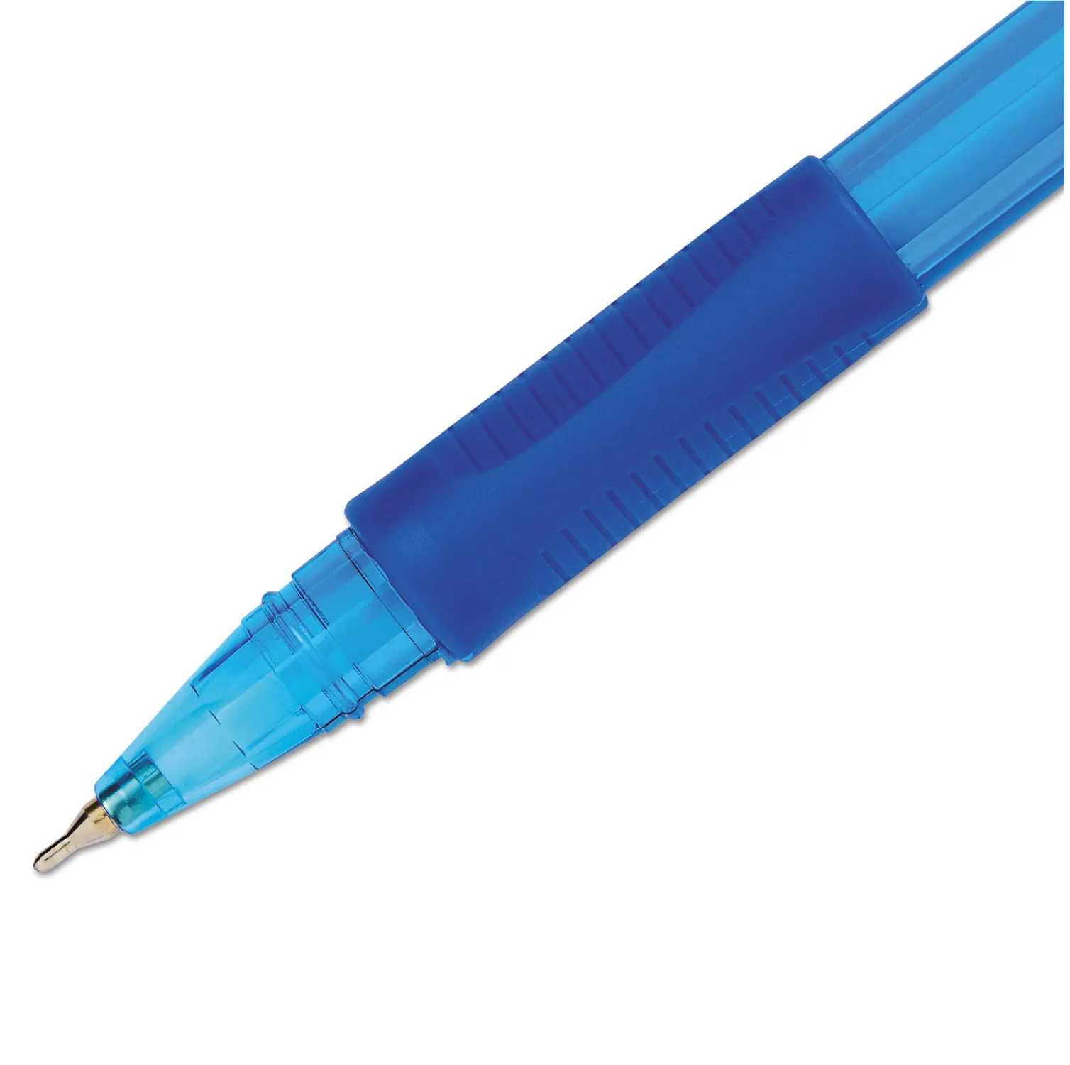 InkJoy 300 Ballpoint Pen Stick, Medium 1 mm, Blue Ink, Translucent Blue  Barrel